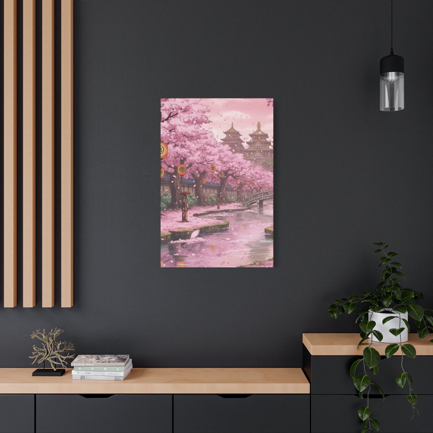 One Piece-Inspired | Wano Blossom Grove Canvas Poster | Vertical Wall Art