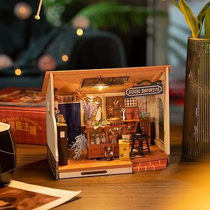 Robotime | Rolife | Mystic Archives Series | Kiki's Magic Emporium | Miniature & DIY Model Kits