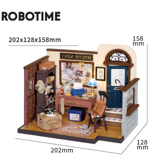 Robotime | Rolife | Detective Agency | Miniature & DIY Model Kits