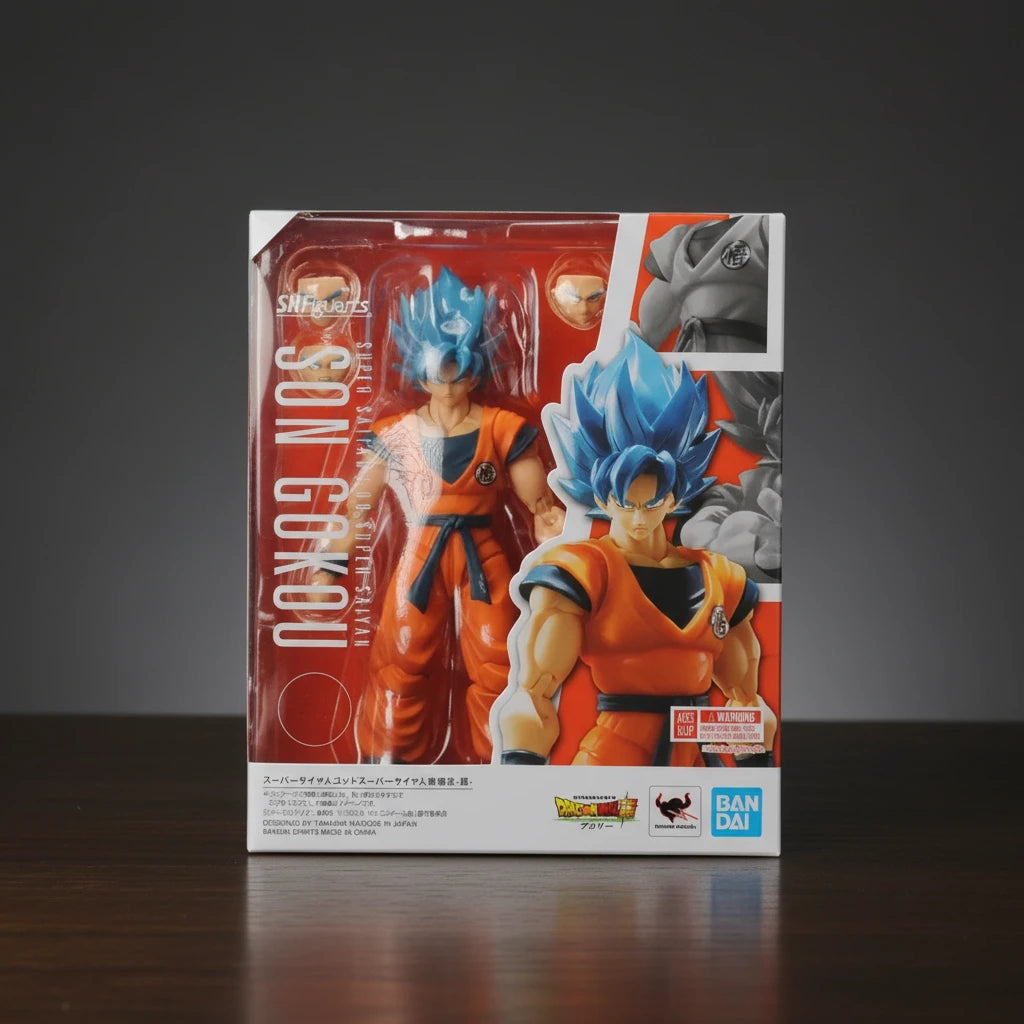 Dragon Ball | Super Saiyan Son Blue Goku | Anime | Articulated Action Figure