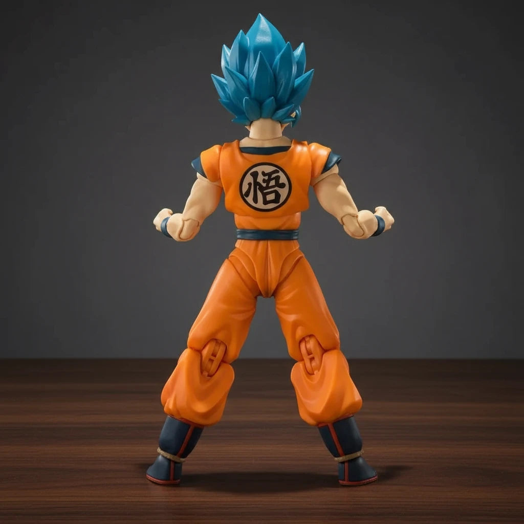 Dragon Ball | Super Saiyan Son Blue Goku | Anime | Articulated Action Figure