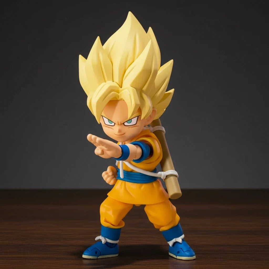 Dragon Ball Z | Mini Super Saiyan Son Goku | Anime | Articulated Action Figure