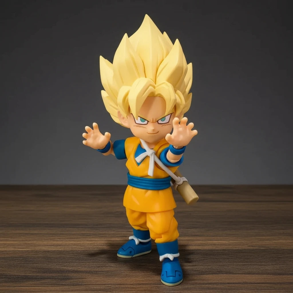 Dragon Ball Z | Mini Super Saiyan Son Goku | Anime | Articulated Action Figure