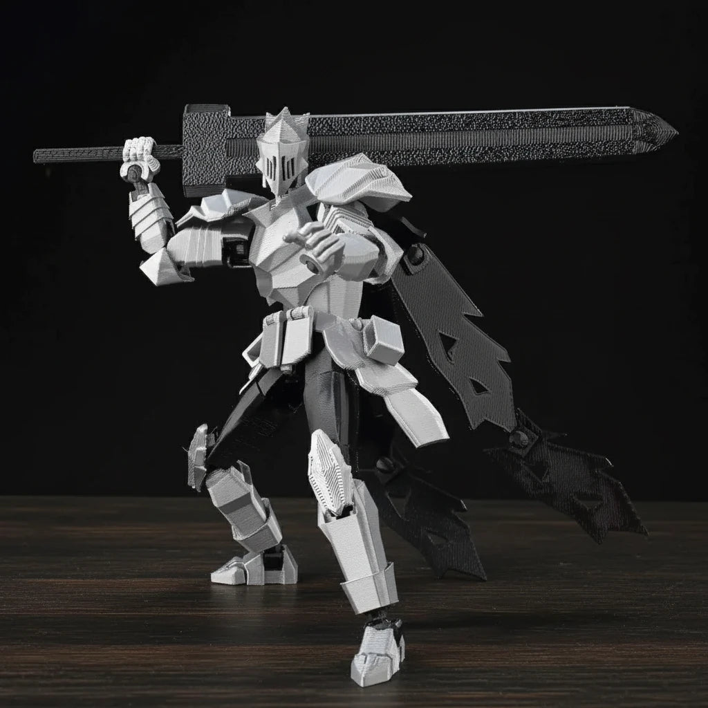 Fantasy Knights | GhostKnight, PatternKnight & PlainKnight | 3D Printed Gaming Figure Set