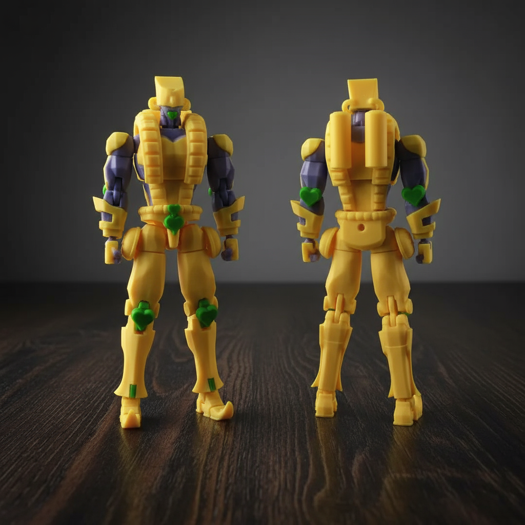 JoJo’s Bizarre Adventure | Dio Brando & The World | Anime | 3D Printed Figure Set