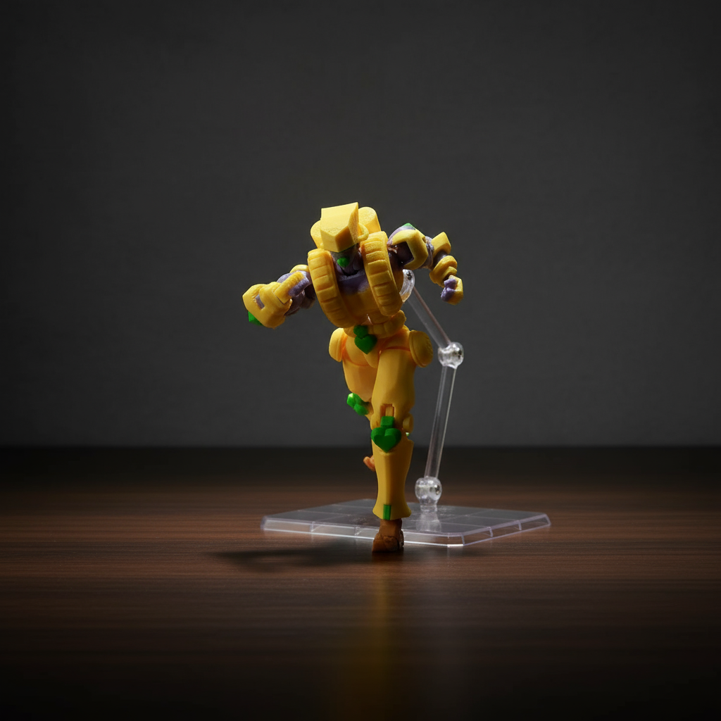 JoJo’s Bizarre Adventure | Dio Brando & The World | Anime | 3D Printed Figure Set