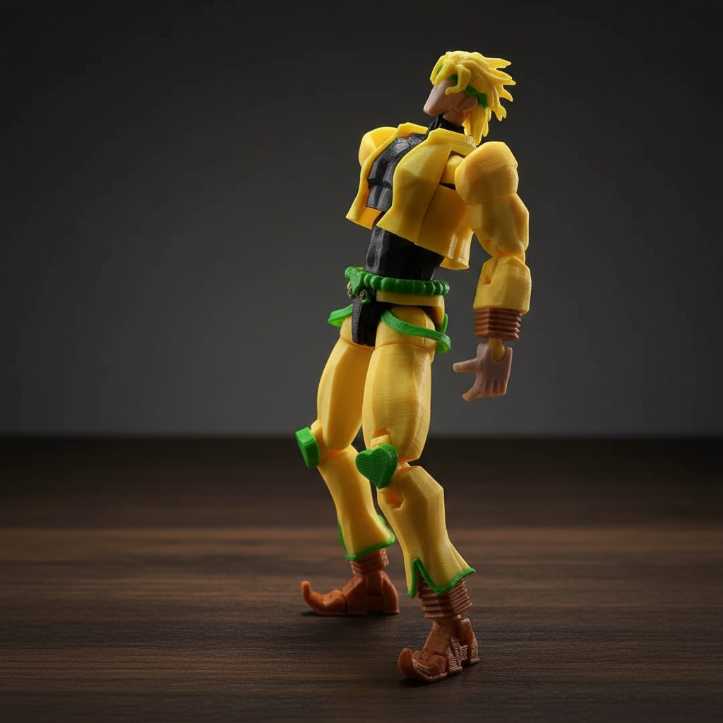 JoJo’s Bizarre Adventure | Dio Brando & The World | Anime | 3D Printed Figure Set