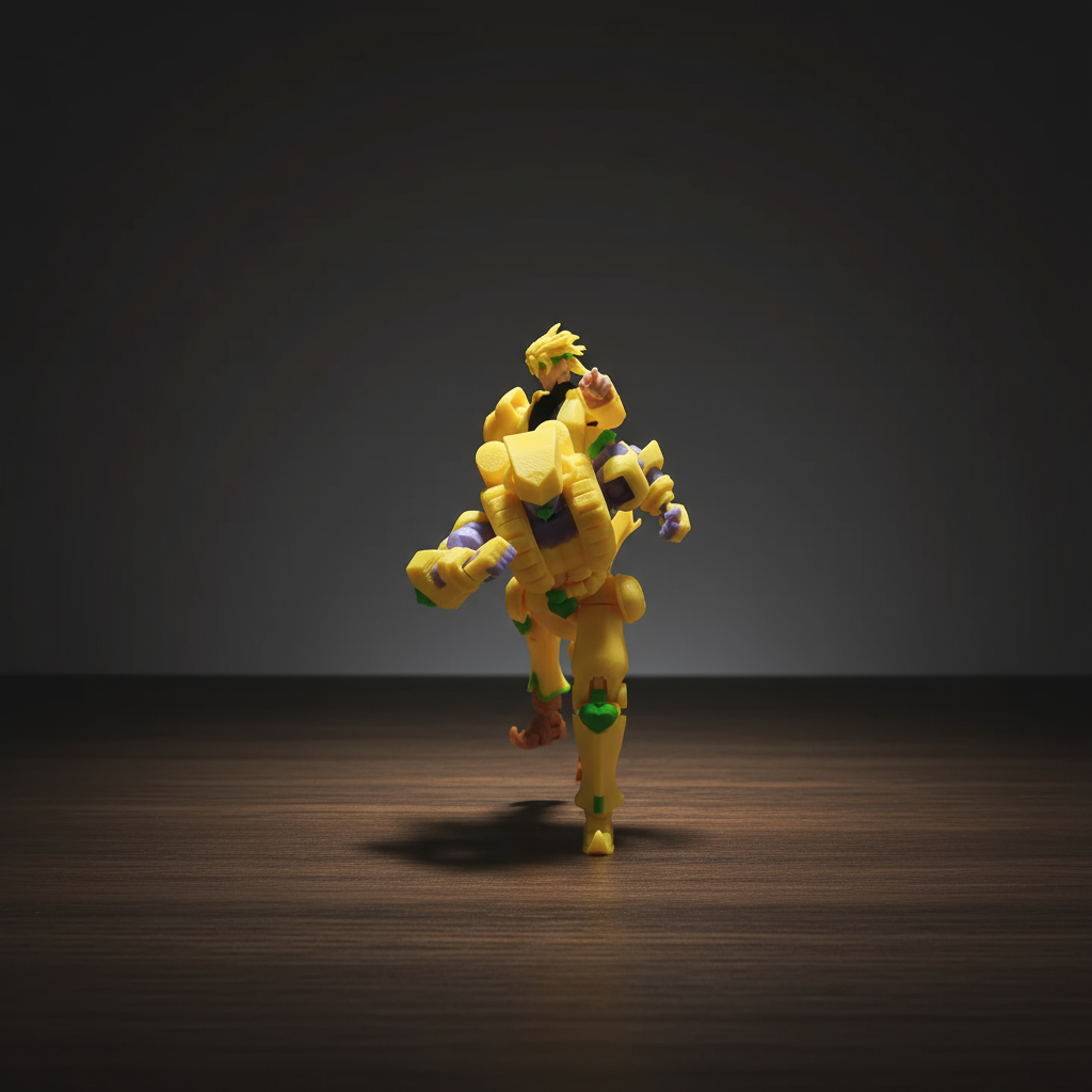 JoJo’s Bizarre Adventure | Dio Brando & The World | Anime | 3D Printed Figure Set