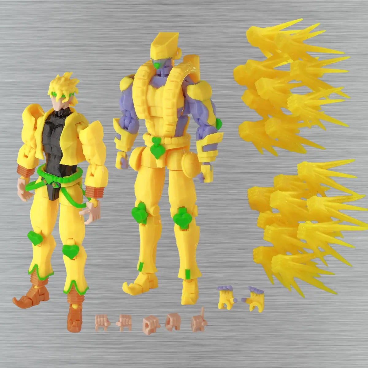 JoJo’s Bizarre Adventure | Dio Brando & The World | Anime | 3D Printed Figure Set