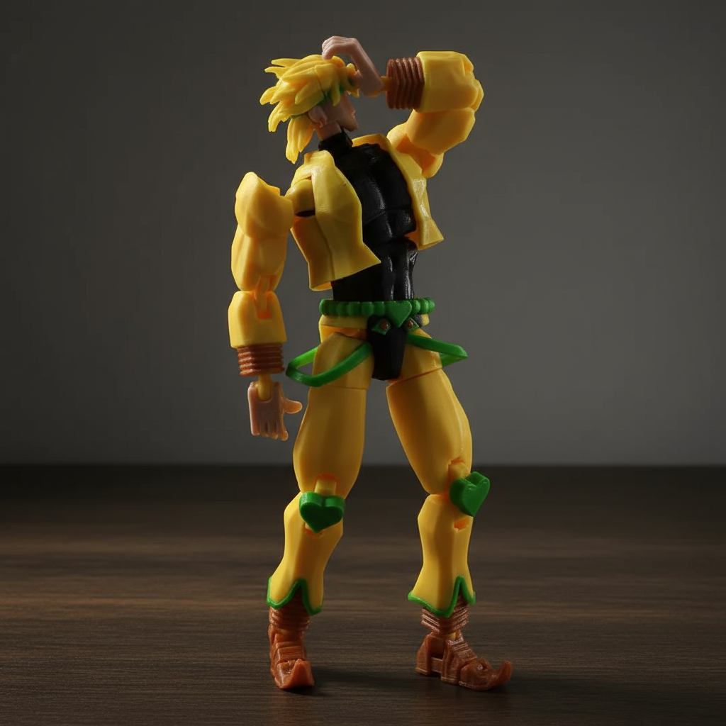 JoJo’s Bizarre Adventure | Dio Brando & The World | Anime | 3D Printed Figure Set