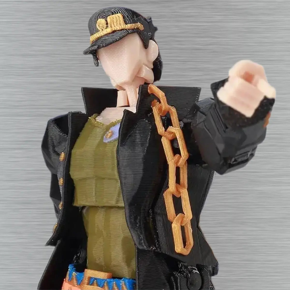 JoJo’s Bizarre Adventure | Jotaro Kujo & Star Platinum | Anime | 3D Printed Figure Set