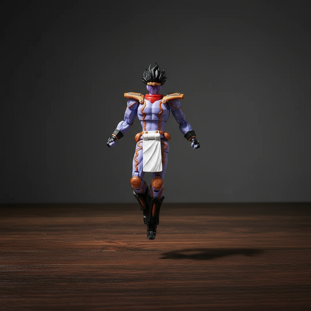 JoJo’s Bizarre Adventure | Jotaro Kujo & Star Platinum | Anime | 3D Printed Figure Set