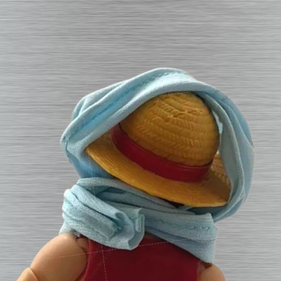ONE PIECE | Luffy Alabasta Arc | Coat & Scarf Accessories | Anime | Articulated Action Figure Accessories