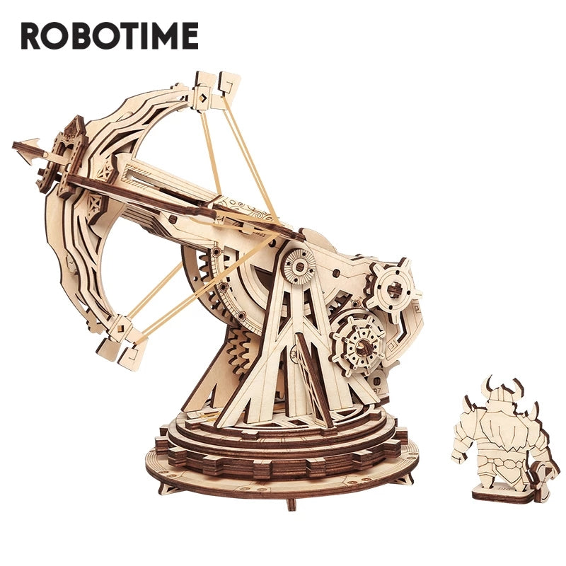 Robotime | ROKR | Siege Heavy Ballista | Hobby Kits & DIY Collectibles | 3D Assemble Kits