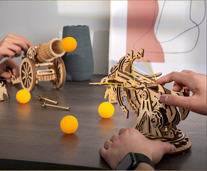 Robotime | ROKR | Siege Heavy Ballista | Hobby Kits & DIY Collectibles | 3D Assemble Kits