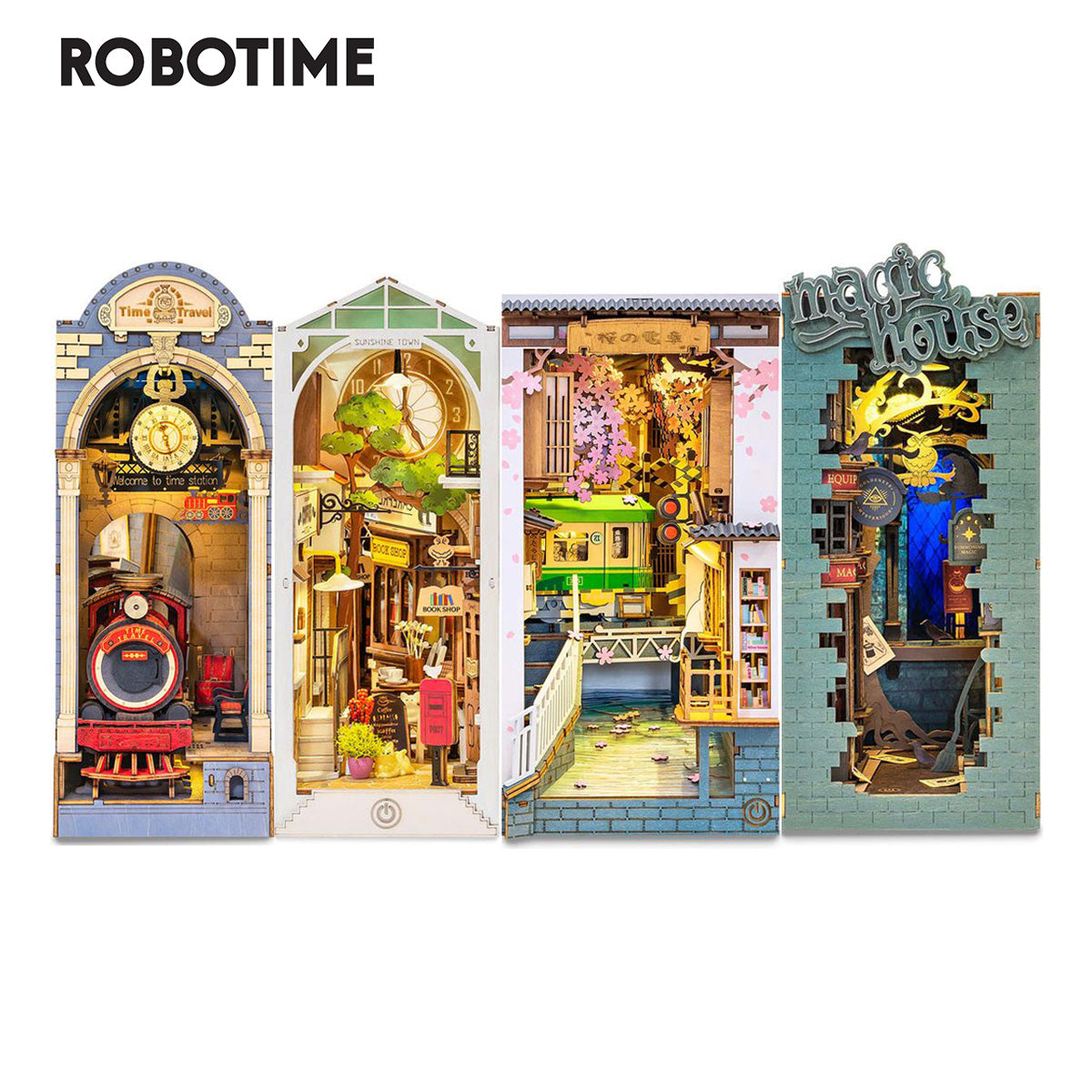 Robotime | Rolife | Book Nooks Series | Magic House | Miniature & DIY Model Kits