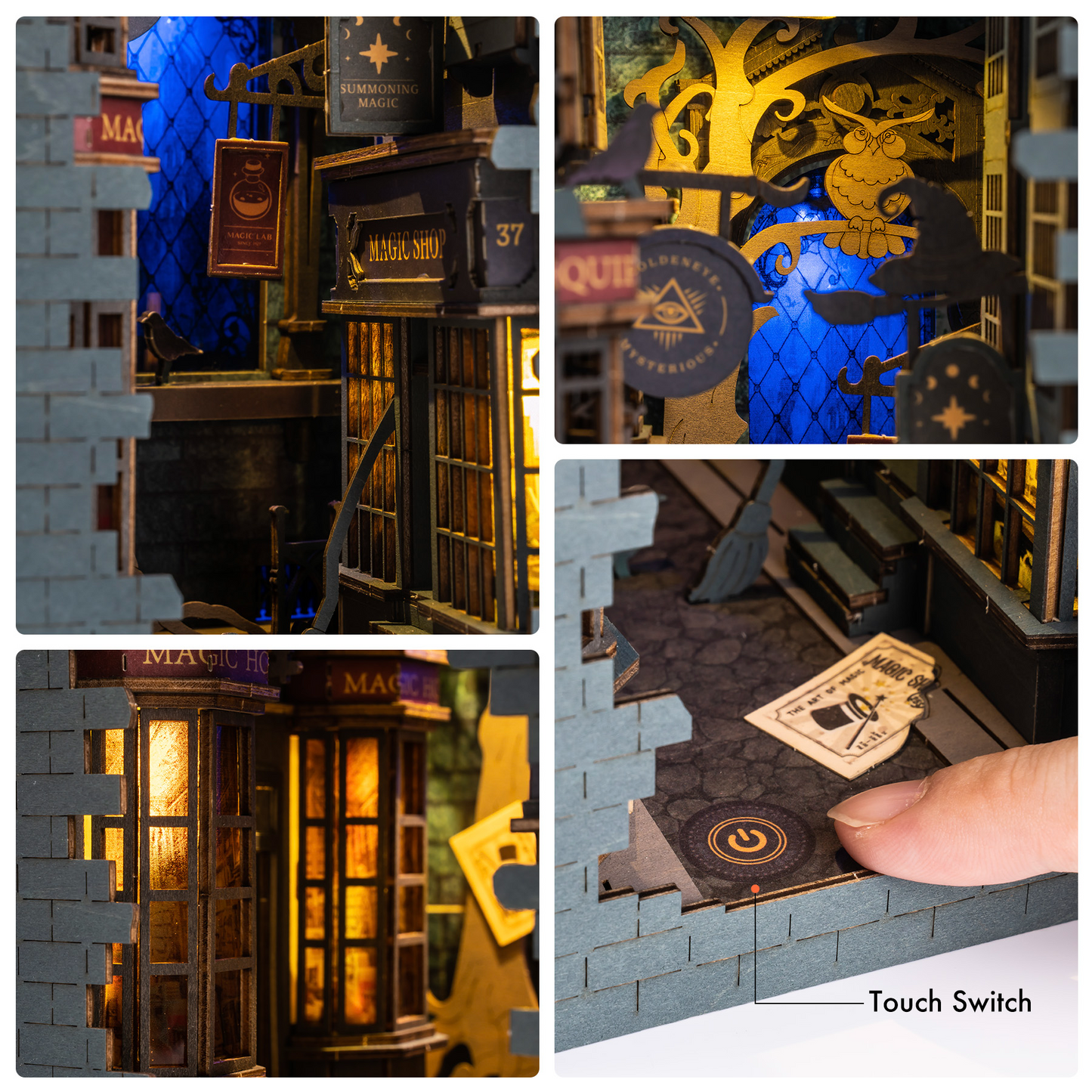 Robotime | Rolife | Book Nooks Series | Magic House | Miniature & DIY Model Kits