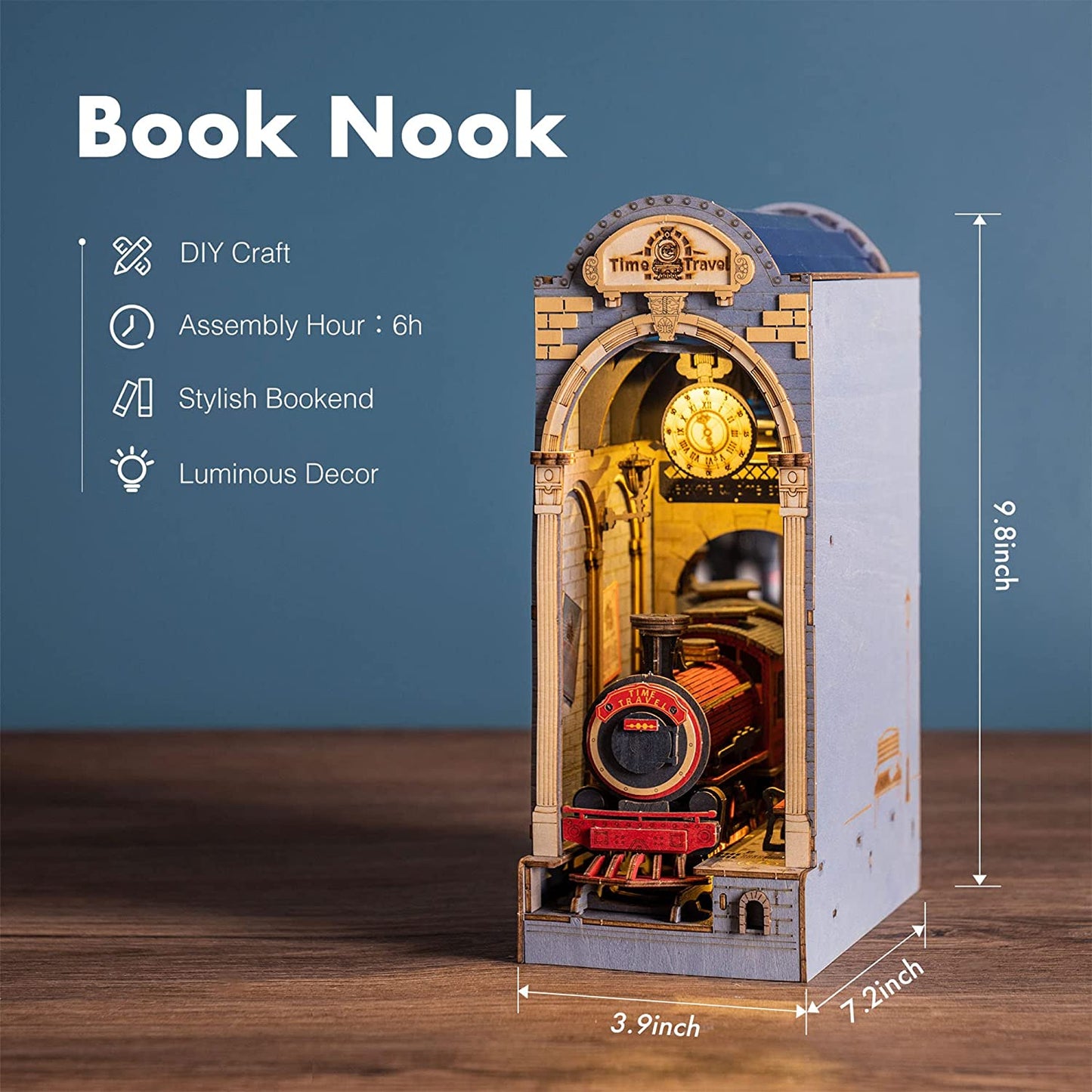 Robotime | Rolife | Book Nooks Series | Time Travel | Miniature & DIY Model Kits