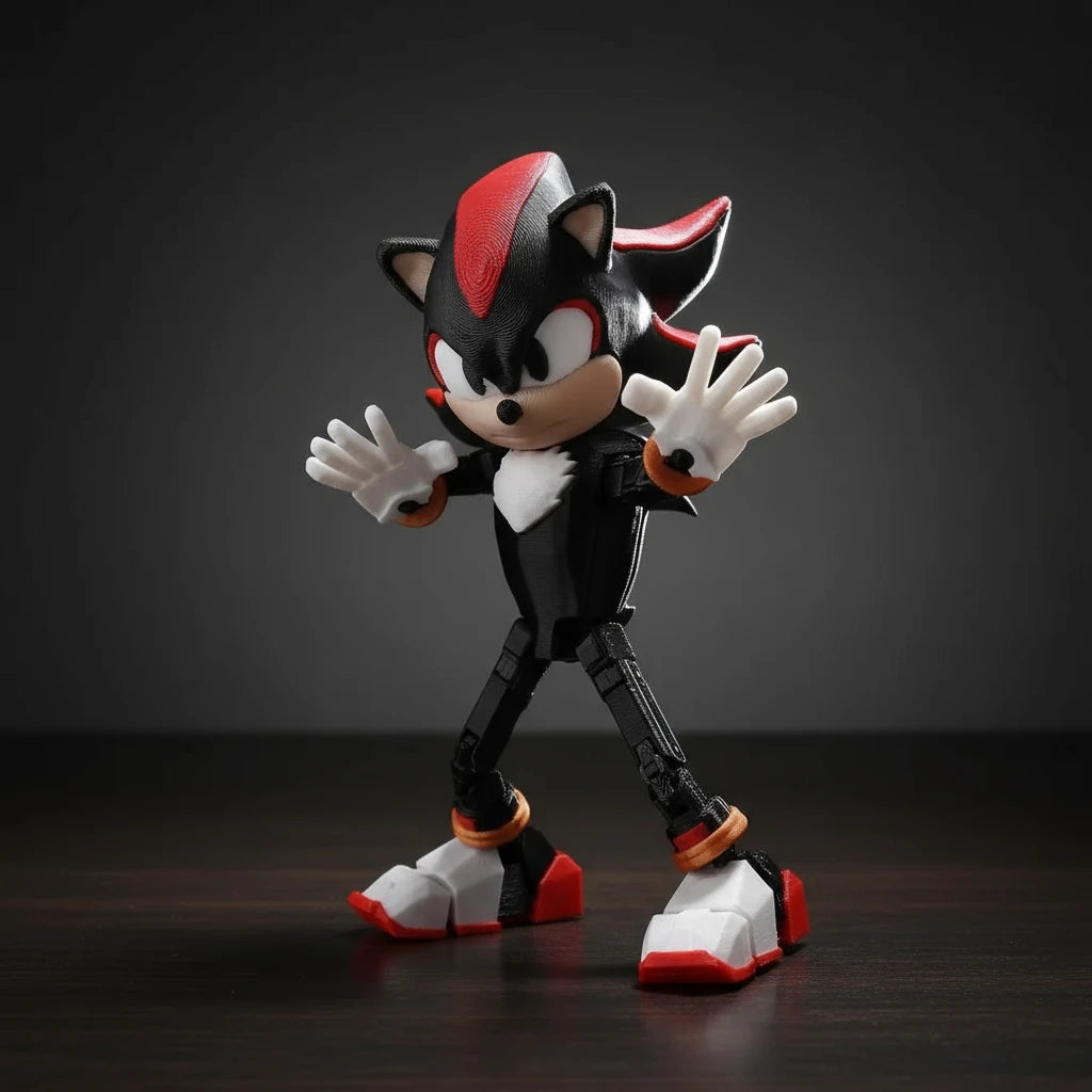 Sonic the Hedgehog | Sonic & Shadow | Gaming | 3D Printed Figure Set