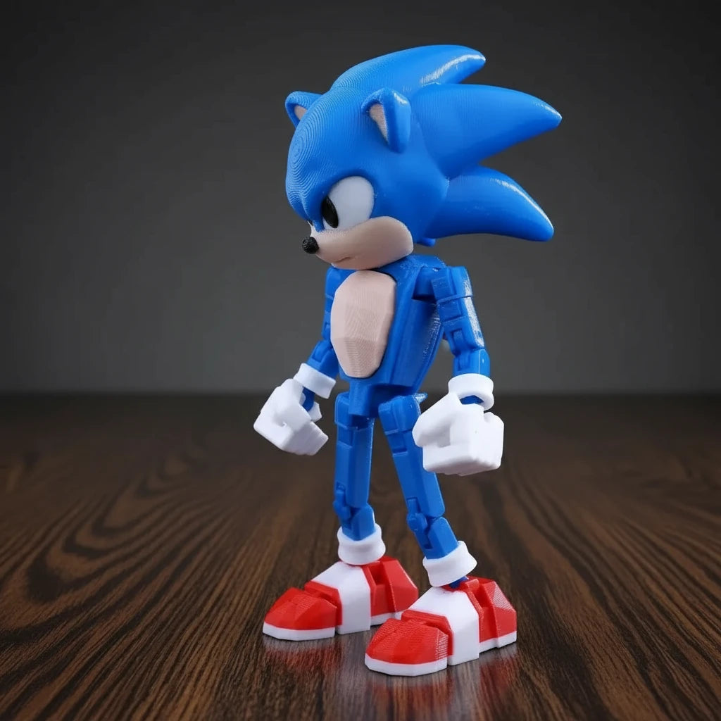 Sonic the Hedgehog | Sonic & Shadow | Gaming | 3D Printed Figure Set