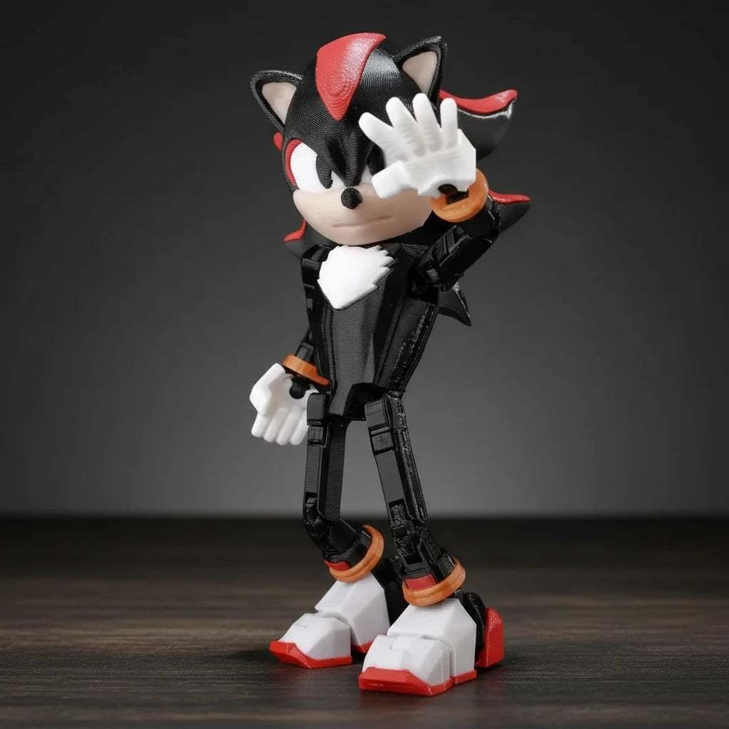 Sonic the Hedgehog | Sonic & Shadow | Gaming | 3D Printed Figure Set