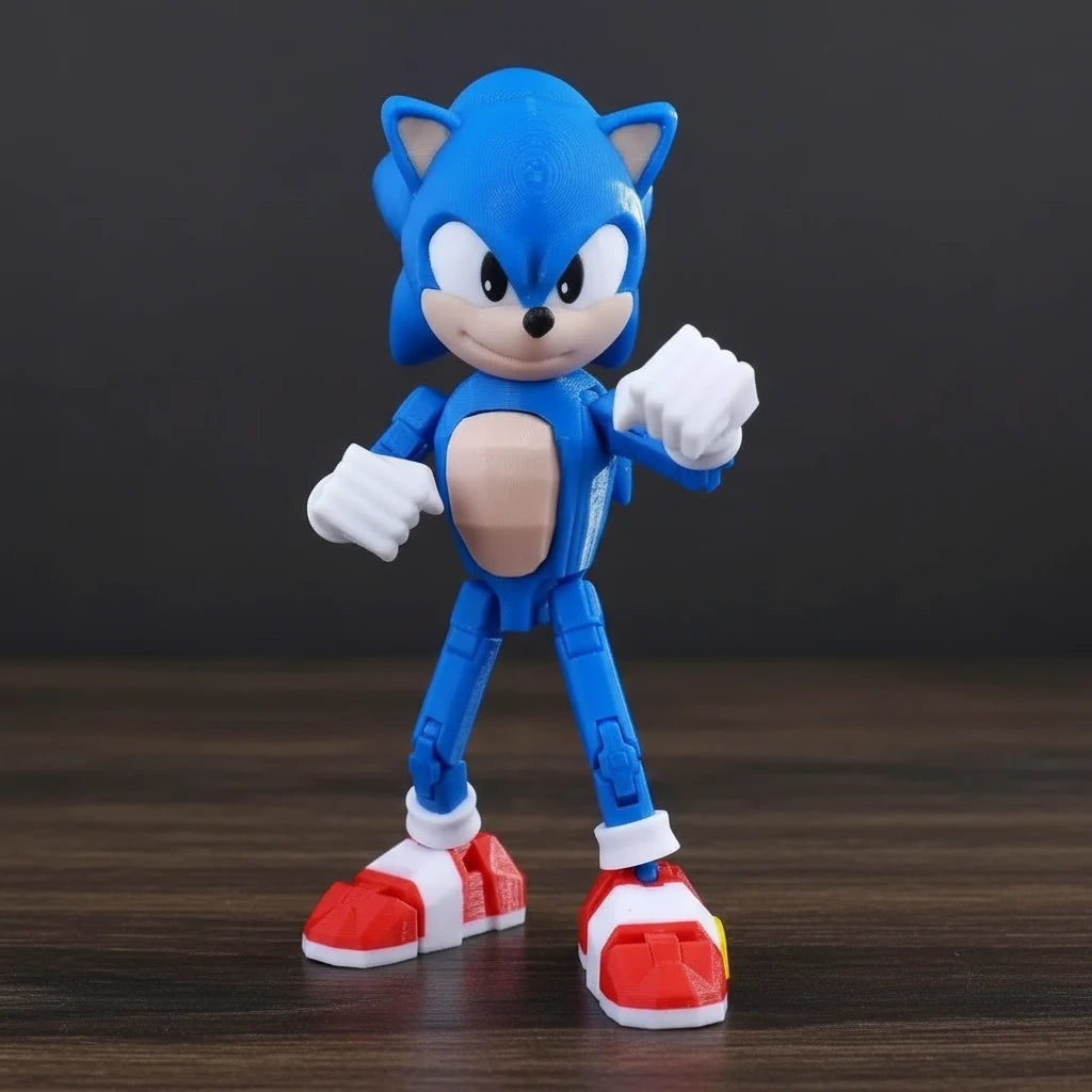 Sonic the Hedgehog | Sonic & Shadow | Gaming | 3D Printed Figure Set