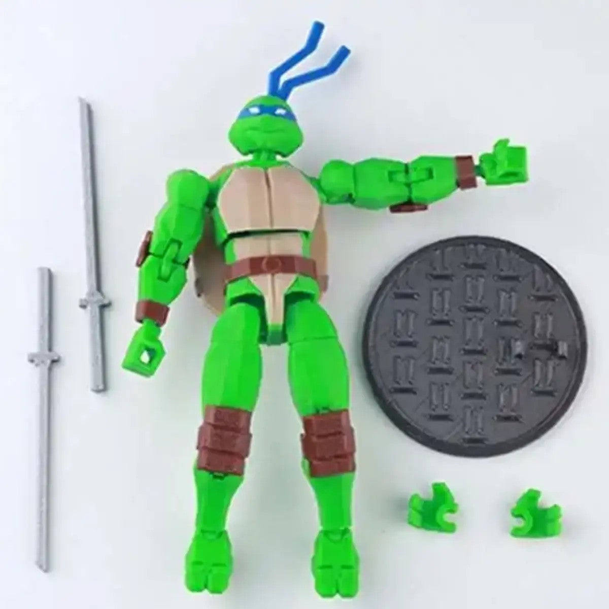 Teenage Mutant Ninja Turtles | Leonardo, Michelangelo, Donatello & Raphael | Gaming | 3D Printed Figure Set