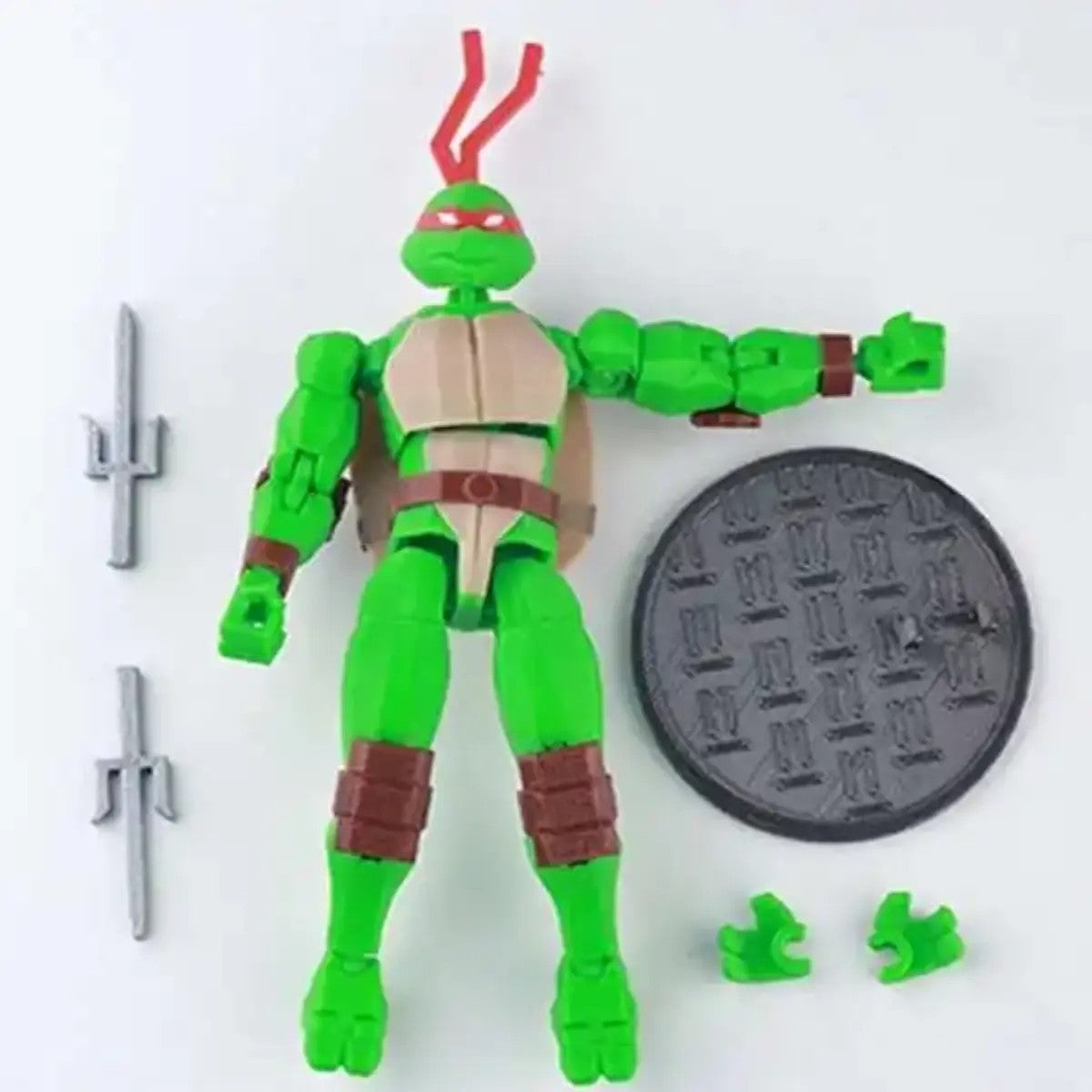 Teenage Mutant Ninja Turtles | Leonardo, Michelangelo, Donatello & Raphael | Gaming | 3D Printed Figure Set