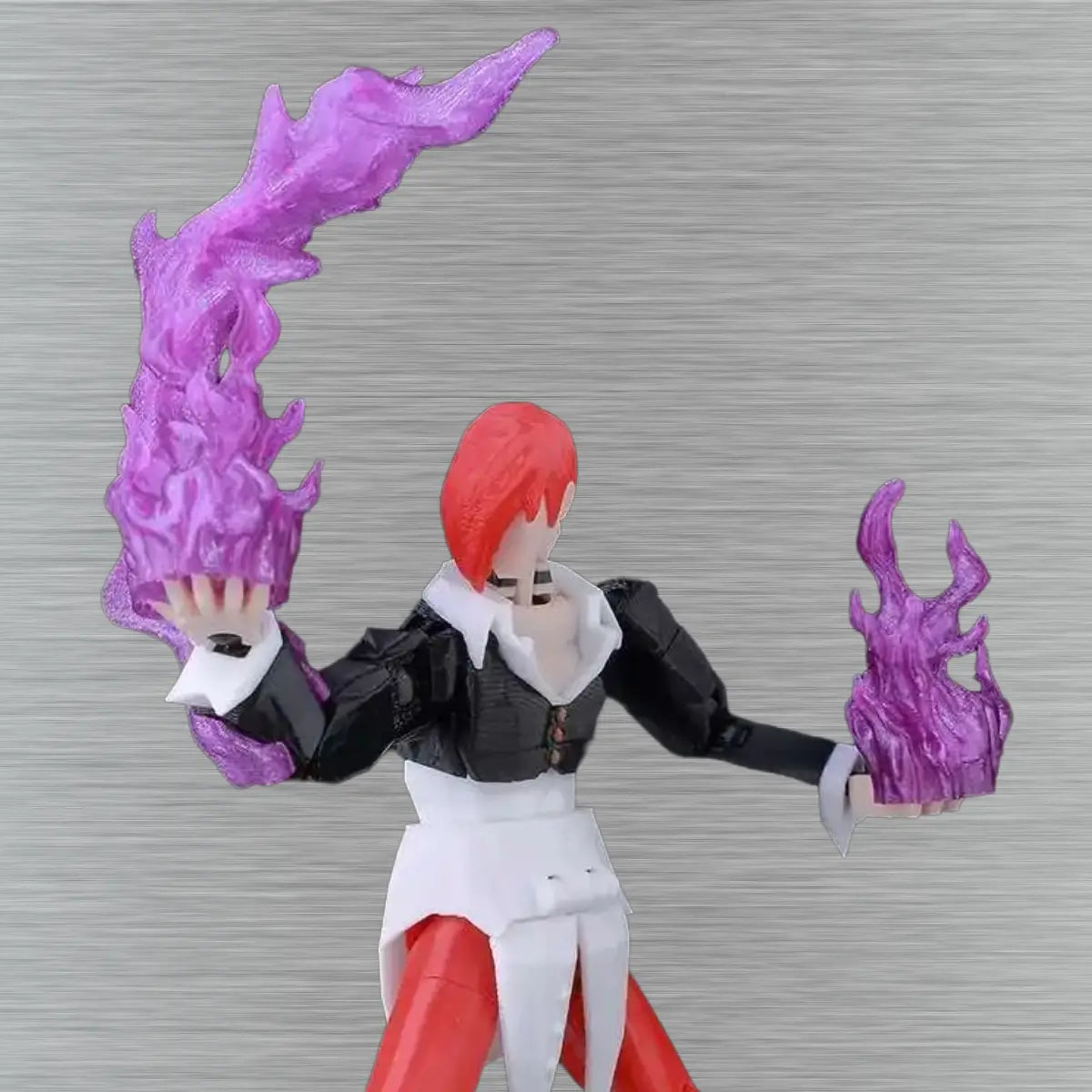 The King of Fighters | Kyo Kusanagi & Iori Yagami | Gaming | 3D Printed Figure Set