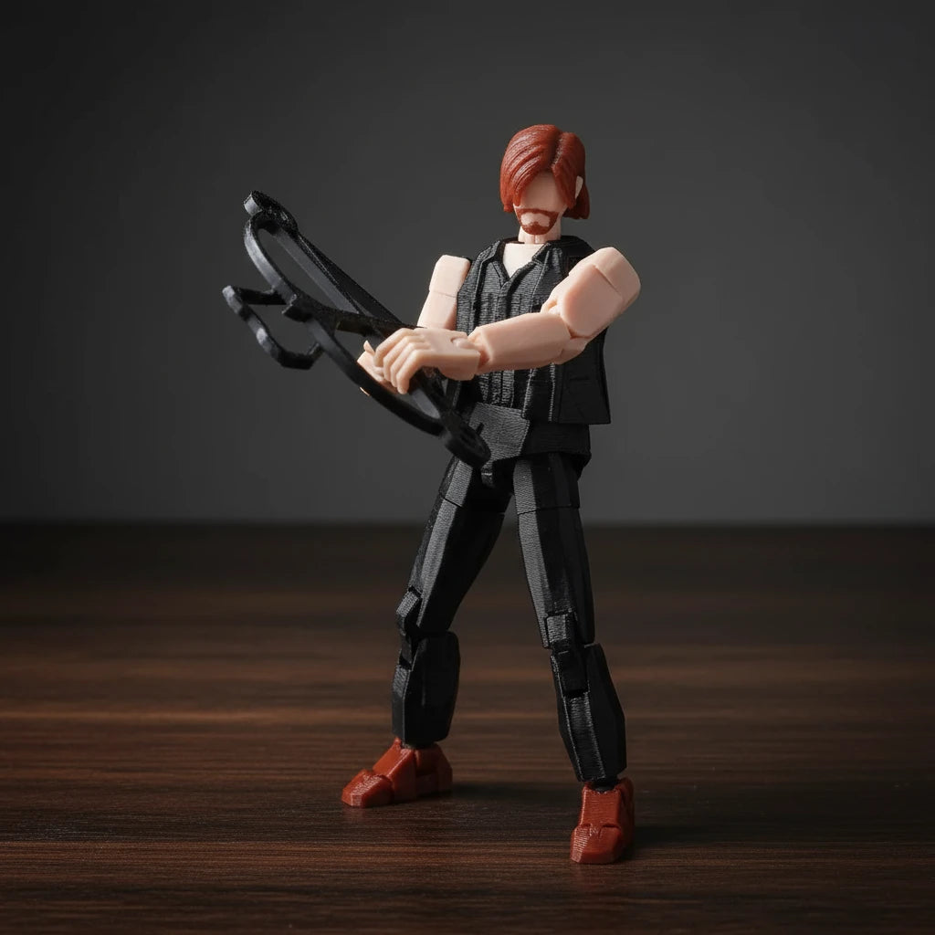 The Walking Dead | Daryl Dixon & Rick Grimes | Movie/TV | 3D Printed Figure Set