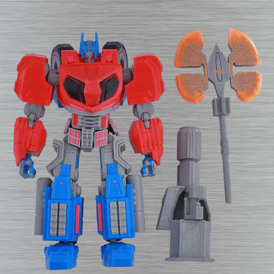 Transformers | Optimus Prime & Optimus Prime MAX | Gaming | 3D Printed Figure Set