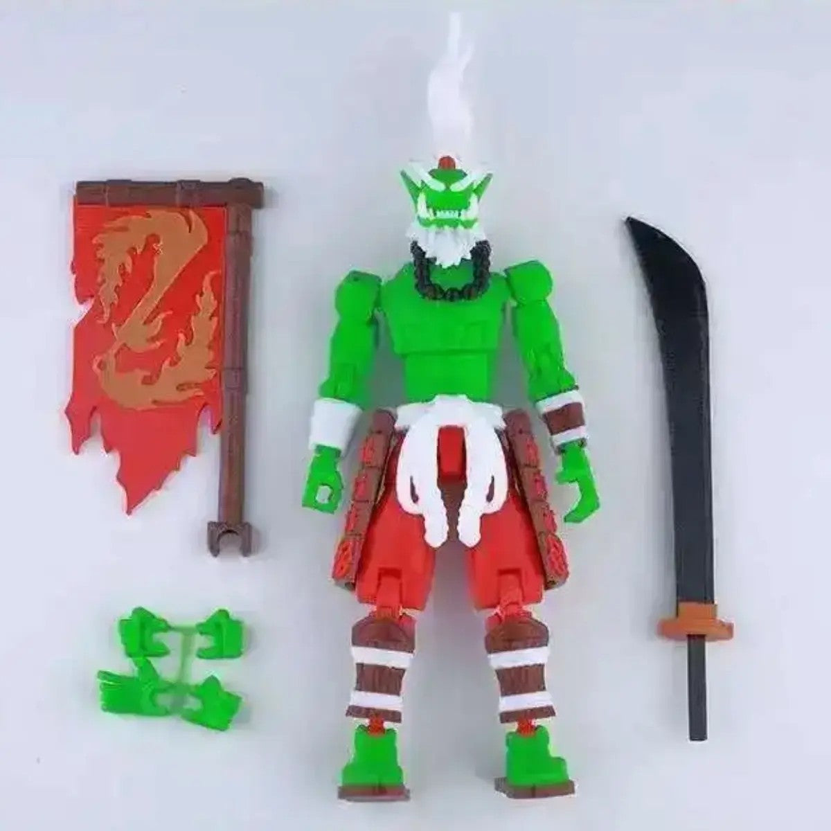 Warcraft | Illidan Stormrage, Green Blademaster & Fireblade Master | Gaming | 3D Printed Figure Set