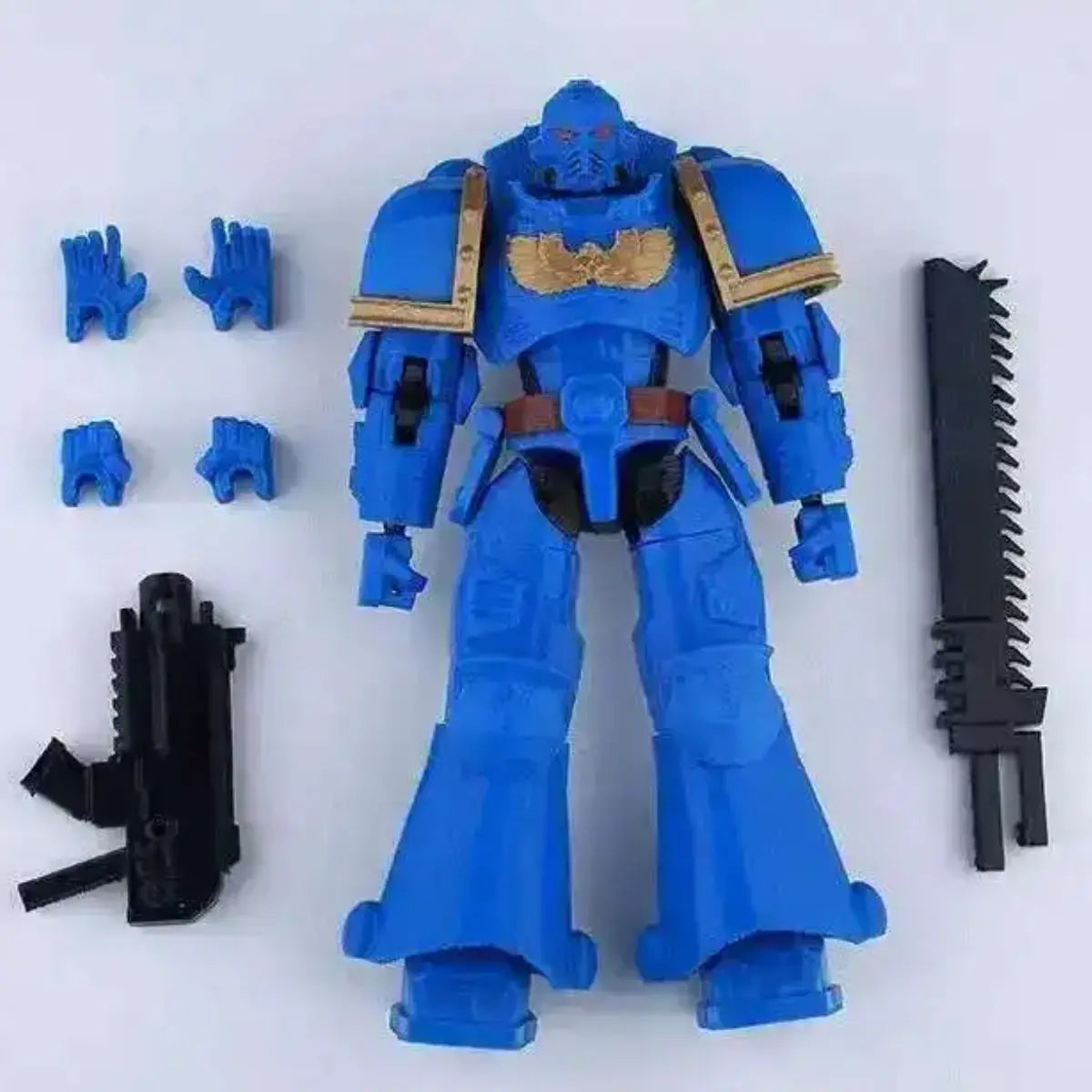 Warhammer 40K | Titus Heroic Pose & Space Marine Squad | Gaming | 3D Printed Figure Set
