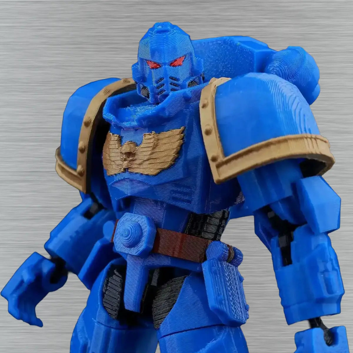 Warhammer 40K | Titus Heroic Pose & Space Marine Squad | Gaming | 3D Printed Figure Set