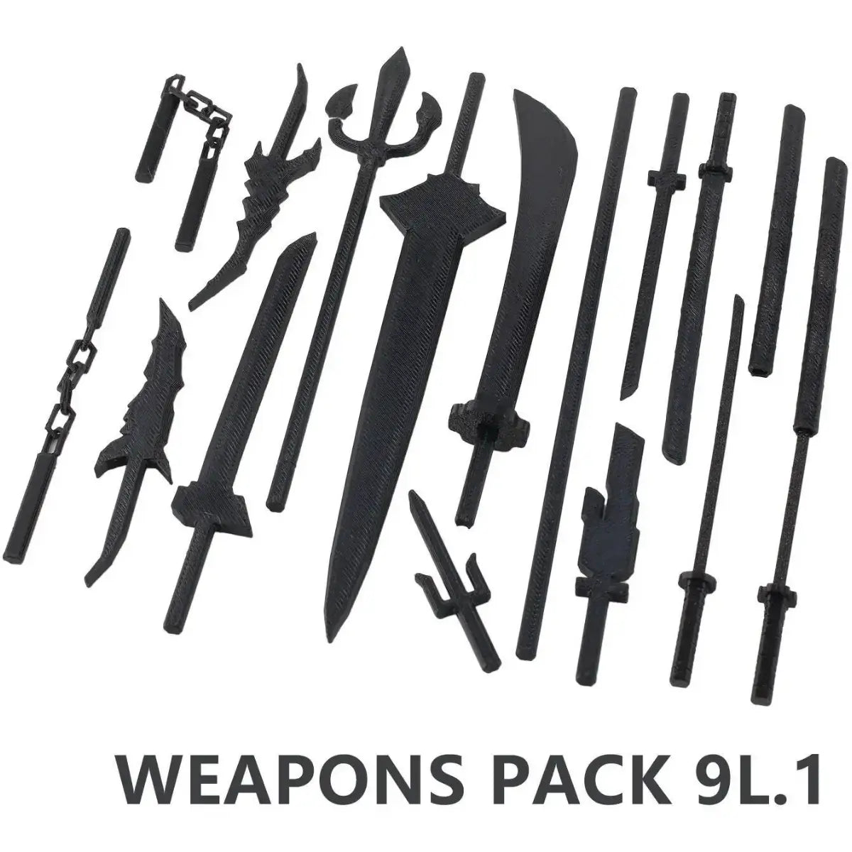 Weapons Packs | Pack 1.0, 2.0, 3.0, 4.0, 5.0 & 9L.1 | Accessories | 3D Printed Set