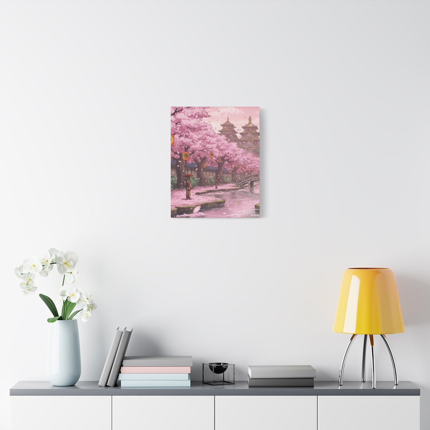 One Piece-Inspired | Wano Blossom Grove Canvas Poster | Vertical Wall Art
