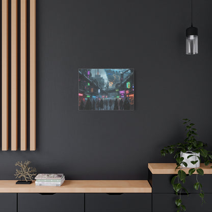 One Piece-Inspired | Punk Cyber Market Canvas Poster | Vertical & Horizontal Wall Art