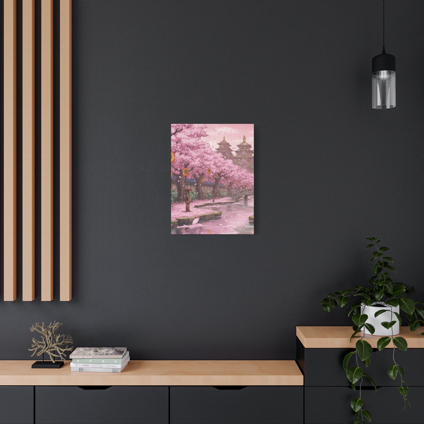 One Piece-Inspired | Wano Blossom Grove Canvas Poster | Vertical Wall Art
