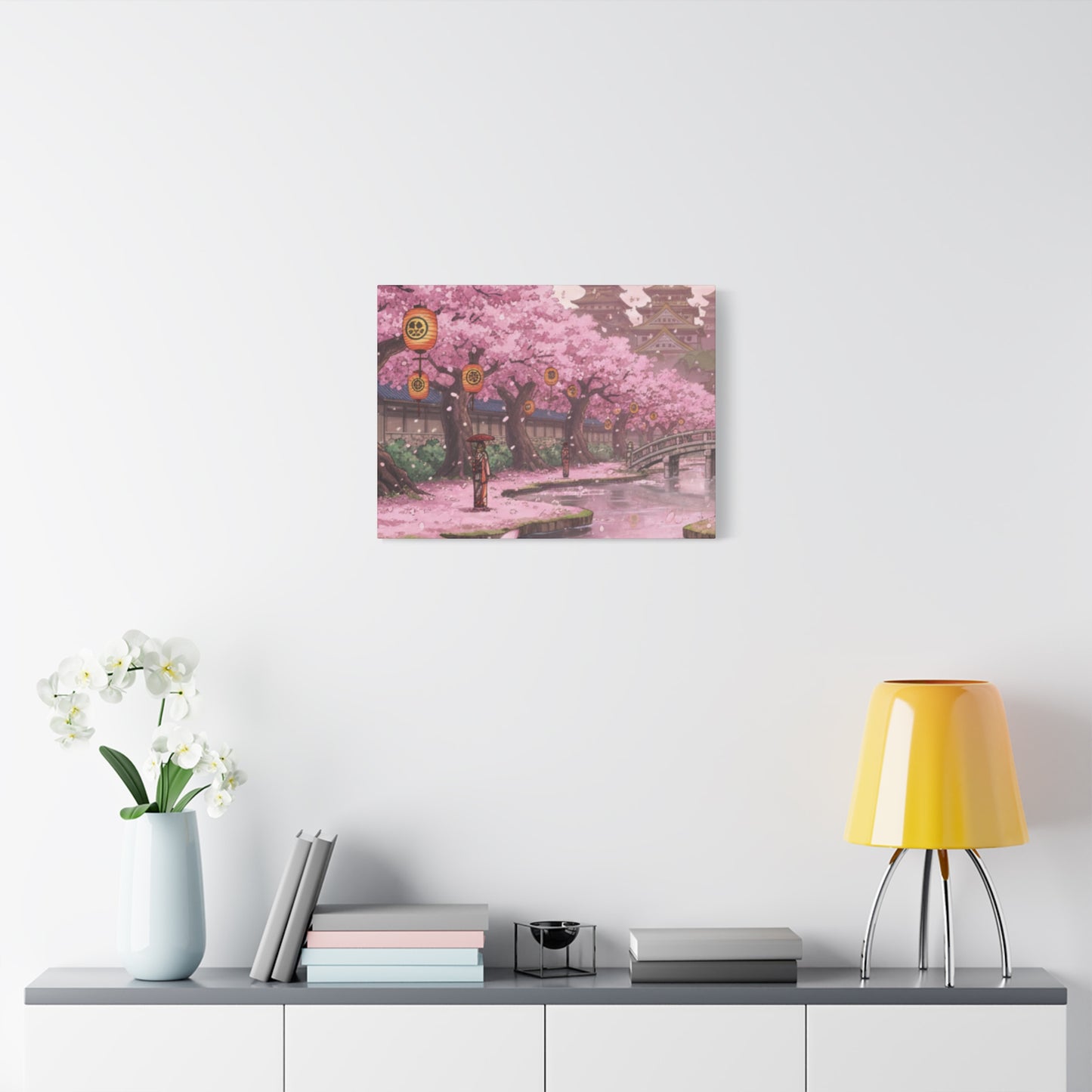 One Piece-Inspired | Wano Blossom Grove Canvas Poster | Horizontal Wall Art
