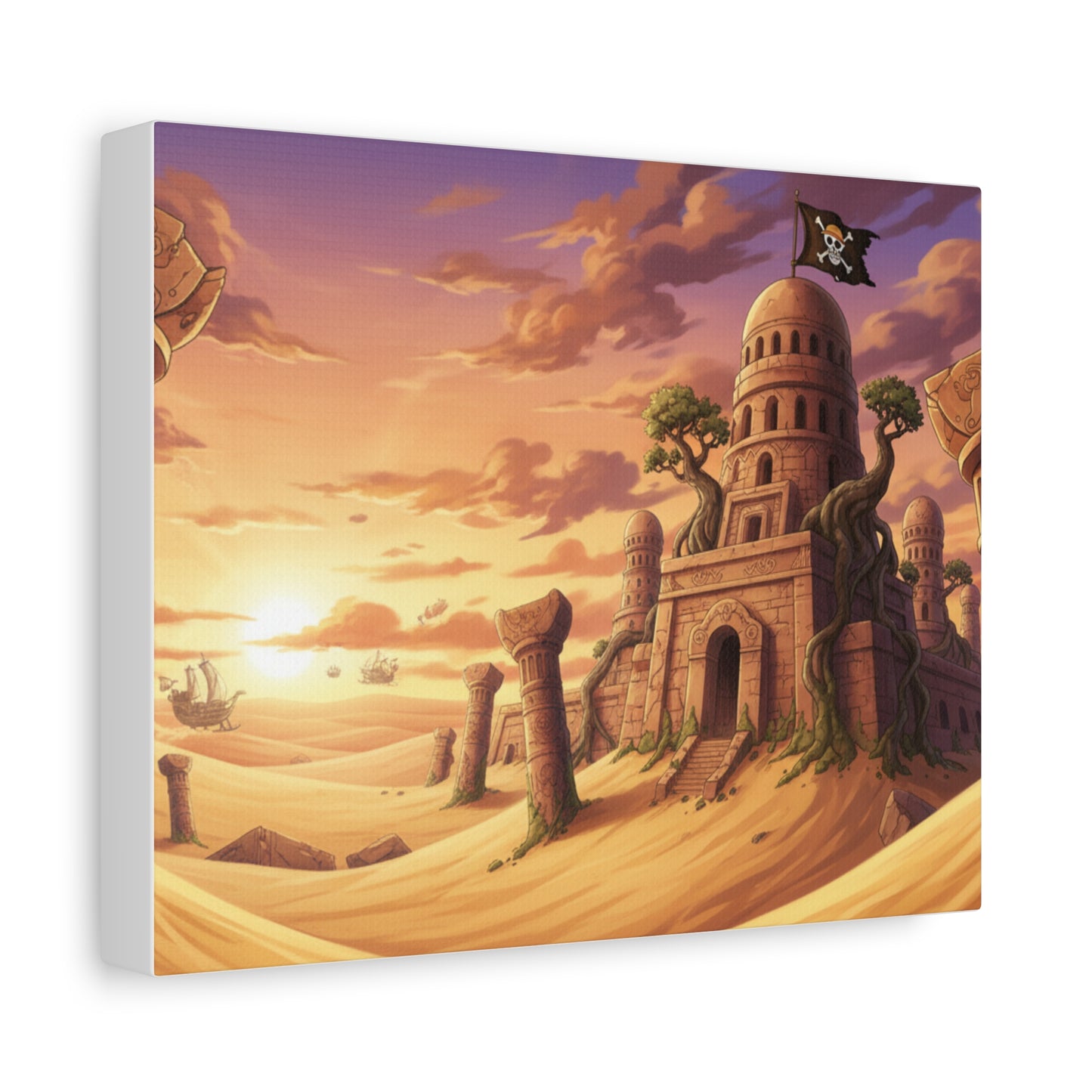 Desert Kingdom | Anime-Inspired Canvas Poster | Horizontal Wall Art