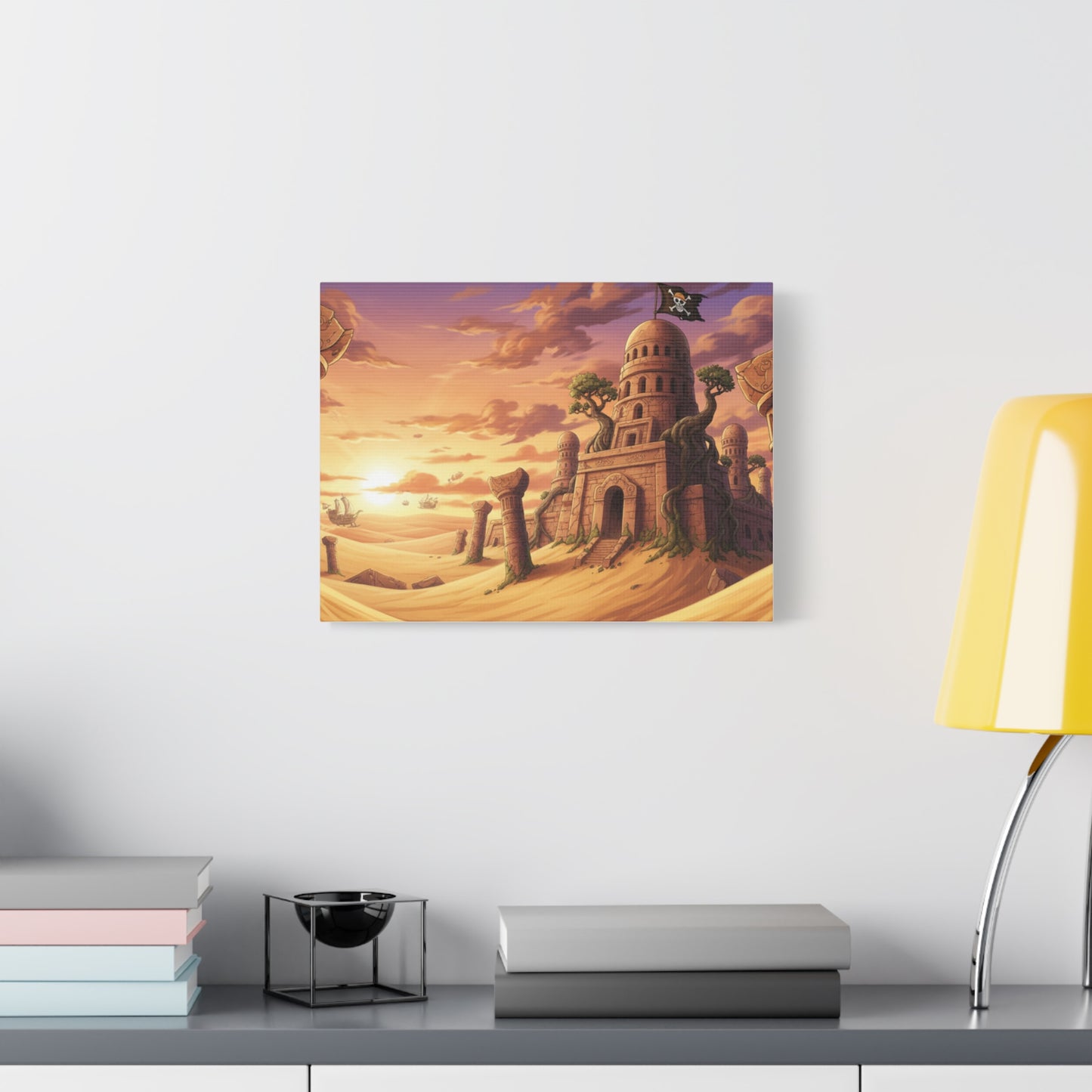 Desert Kingdom | Anime-Inspired Canvas Poster | Horizontal Wall Art