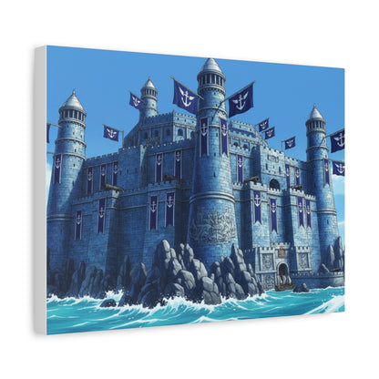 One Piece-Inspired | Marine Fortress Canvas Poster | Horizontal Wall Art