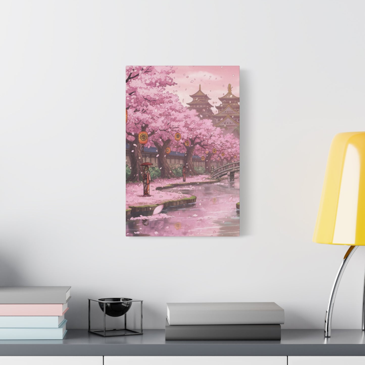 One Piece-Inspired | Wano Blossom Grove Canvas Poster | Vertical Wall Art