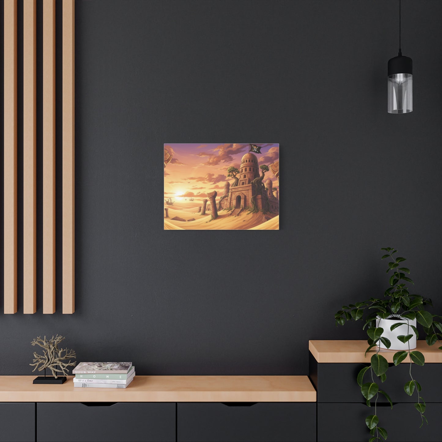 Desert Kingdom | Anime-Inspired Canvas Poster | Horizontal Wall Art