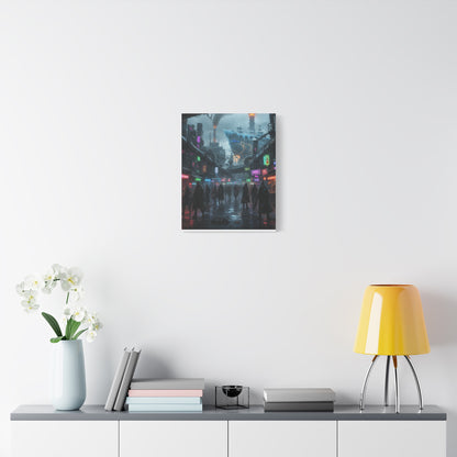 One Piece-Inspired | Punk Cyber Market Canvas Poster | Vertical & Horizontal Wall Art