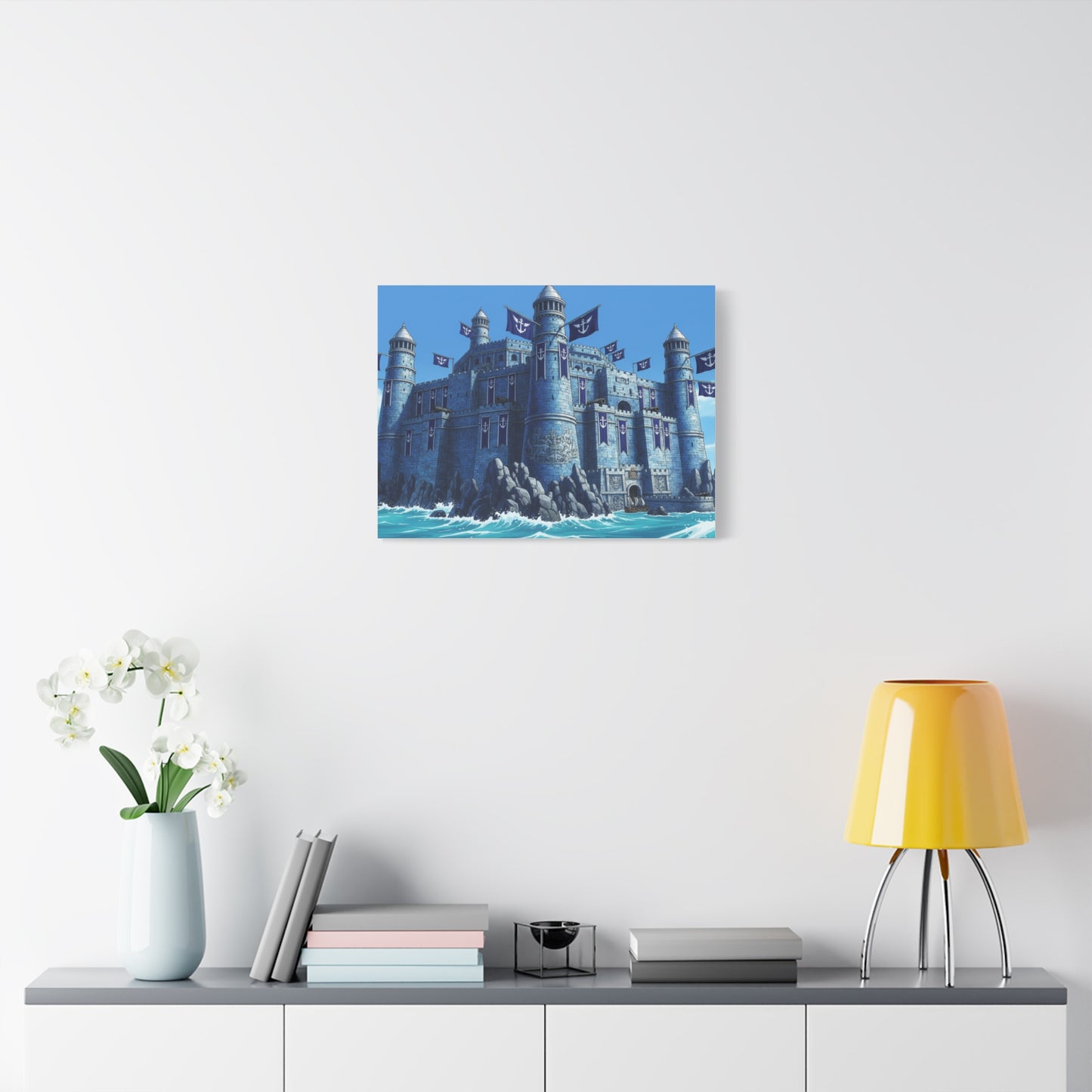 One Piece-Inspired | Marine Fortress Canvas Poster | Horizontal Wall Art
