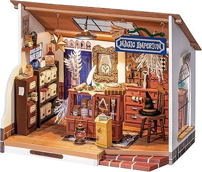 Robotime | Rolife | Mystic Archives Series | Kiki's Magic Emporium | Miniature & DIY Model Kits