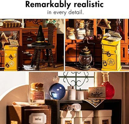 Robotime | Rolife | Mystic Archives Series | Kiki's Magic Emporium | Miniature & DIY Model Kits