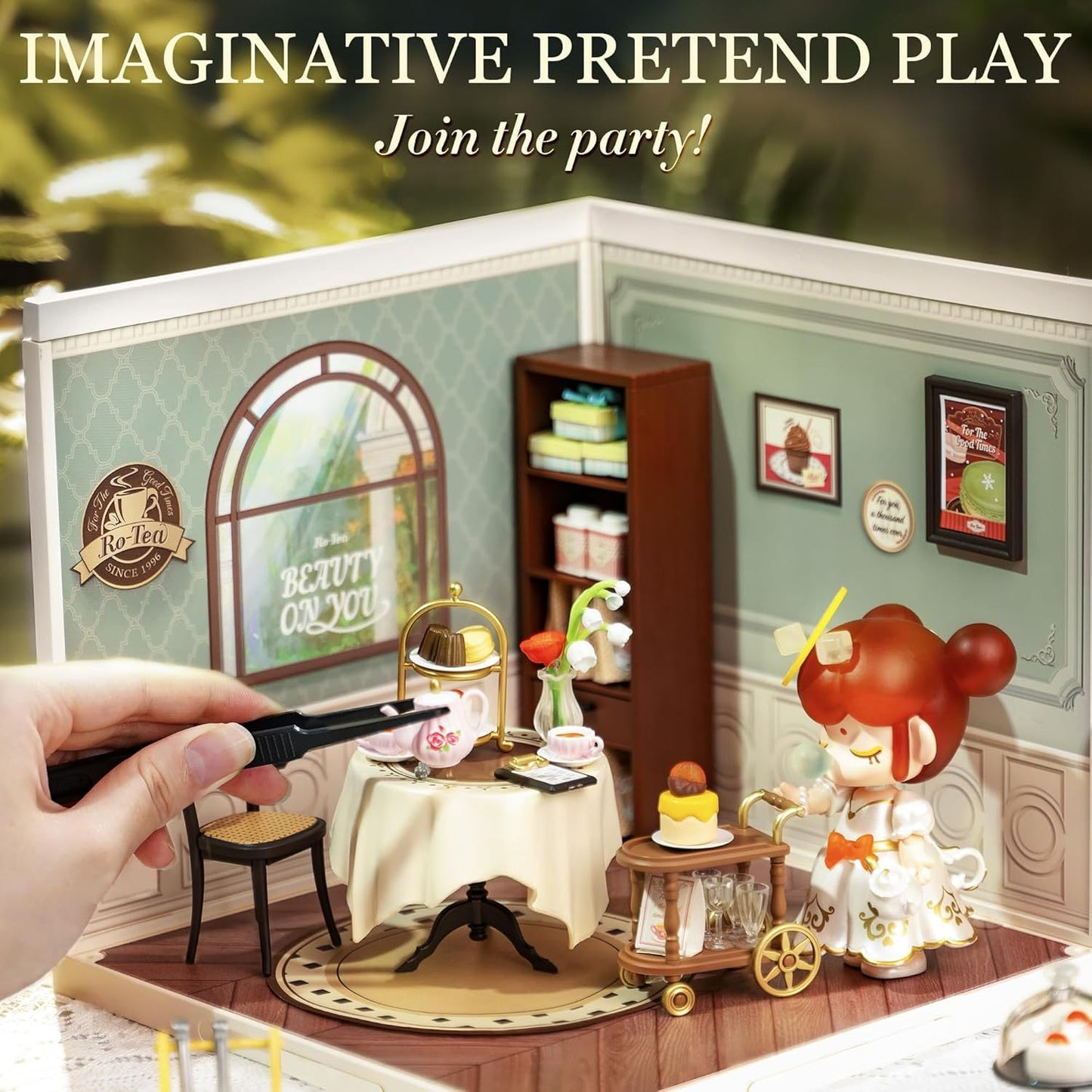 Robotime | Rolife | Super Creator Series | Sweet Sips Tea | Miniature & DIY Model Kits