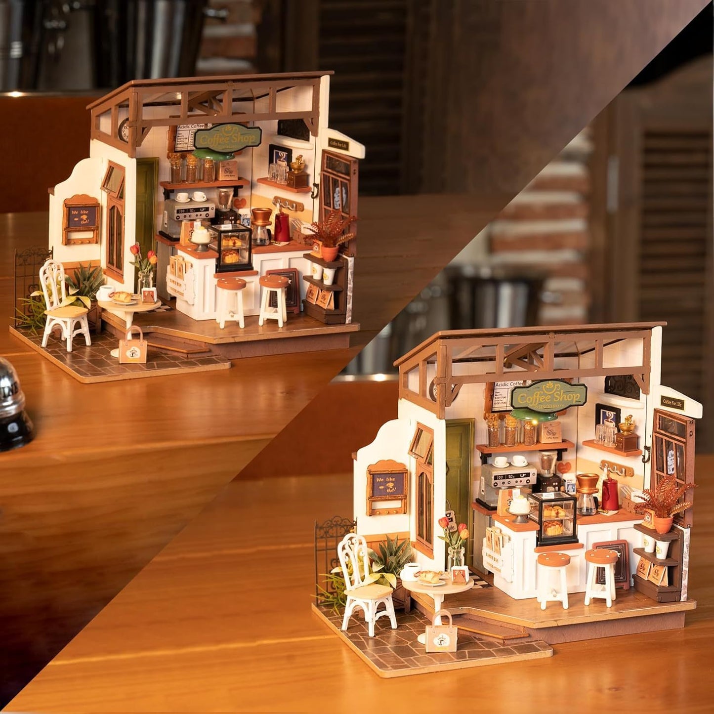 Robotime | Rolife | Miniature House | No.17 Cafe | Miniature & DIY Model Kits